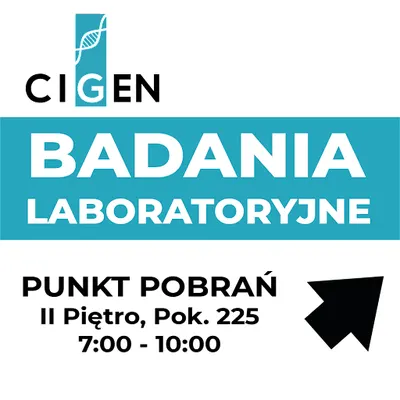 Laboratorium CIGEN - punkt pobrań